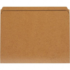 UNIVERSAL - 9-5/8 x 11-3/4", Letter Size, Kraft, File Folders with Top Tab - 11 Point Stock, Straight Tab Cut Location - Makers Industrial Supply