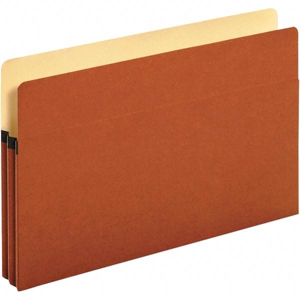 UNIVERSAL - 9-5/8 x 14-3/4", Legal, Redrope, Expansion Folders - Straight Tab Cut Location - Makers Industrial Supply