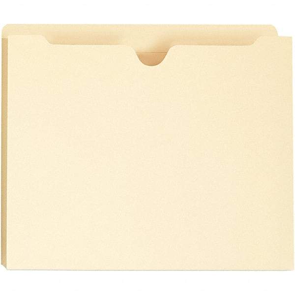 Universal One - 9-5/8 x 11-3/4", Letter Size, Manila, File Jacket - 11 Point Stock - Makers Industrial Supply