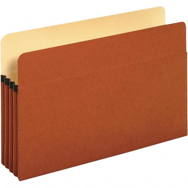 UNIVERSAL - 9-5/8 x 14-3/4", Legal, Redrope, Expansion Folders - Straight Tab Cut Location - Makers Industrial Supply