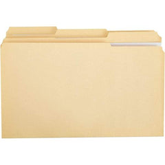 UNIVERSAL - 9-5/8 x 14-3/4", Legal, Manila, File Folders with Top Tab - 11 Point Stock, 1/3 Tab Cut Location - Makers Industrial Supply