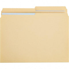 UNIVERSAL - 9-5/8 x 11-3/4", Letter Size, Manila, File Folders with Top Tab - 11 Point Stock, 1/2 Tab Cut Location - Makers Industrial Supply