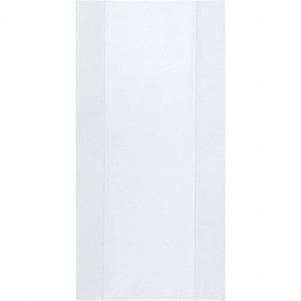 Value Collection - Pack of (1,000), 8 x 18", 2 mil Gusseted Poly Bags - Makers Industrial Supply