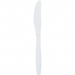 Solo - Extra Heavyweight Plastic Knives - White - Makers Industrial Supply