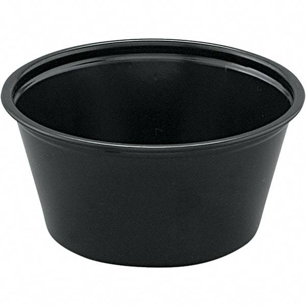 Solo - 2 oz Polystyrene Portion Cups - Black - Makers Industrial Supply