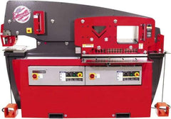 Edwards Manufacturing - 17-3/4" Throat Depth, 110 Ton Punch Pressure, 1-3/8" in 1" Punch Capacity Ironworker - 7-1/2 hp, 1 Phase, 230 Volts, 57-1/4" Wide x 66-1/16" High x 42-3/8" Deep - Makers Industrial Supply