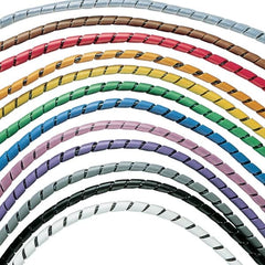 Panduit - Natural (Color) Polyethylene Spiral Bundling Cable Sleeve - 100' Coil Length - Makers Industrial Supply