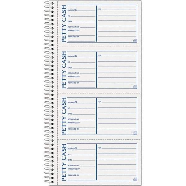 TOPS - 200 Sheet, 5-1/2 x 11", Receipt Book - Pink & White - Makers Industrial Supply