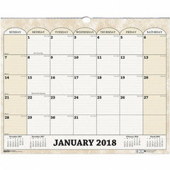 House of Doolittle - 12 Sheet, 14-7/8 x 12", Wall Calendar - Makers Industrial Supply