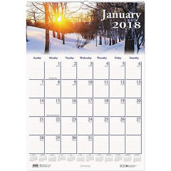 House of Doolittle - 12 Sheet, 12 x 16-1/2", Wall Calendar - Scenic - Makers Industrial Supply