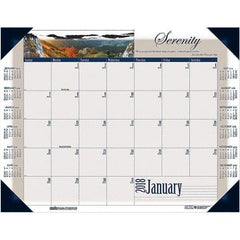 House of Doolittle - 12 Sheet, 22 x 17", Desk Pad Calendar - Motivational - Makers Industrial Supply