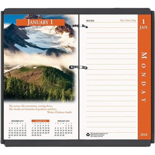 House of Doolittle - 365 Sheet, 3-1/2 x 6", Desk Calendar Refill - Nature - Makers Industrial Supply