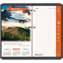 House of Doolittle - 365 Sheet, 3-1/2 x 6", Desk Calendar Refill - Nature - Makers Industrial Supply