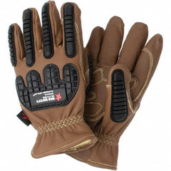 MCR Safety - Arc Flash & Flame Protection Gloves Protection Type: Arc Flash Material Type: Leather or Synthetic Leather - Makers Industrial Supply