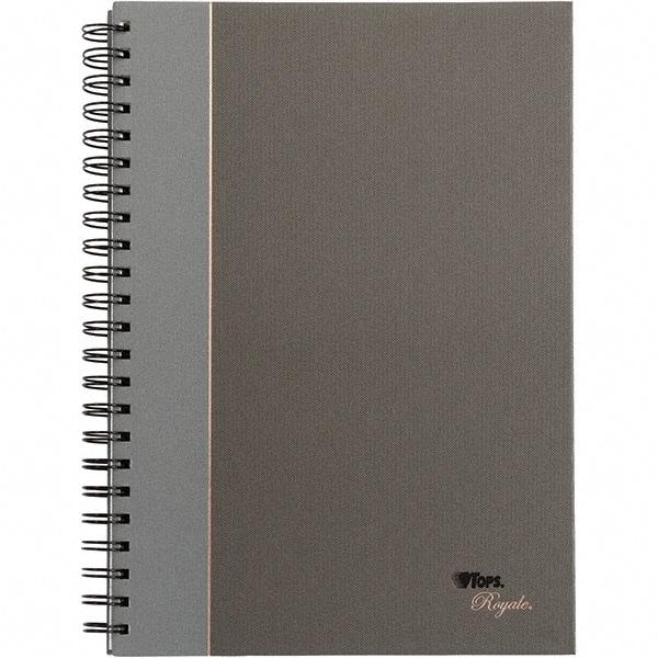 TOPS - 96 Sheet, 8-1/4 x 11-3/4", Legal/Wide (Style) Business Notebook - Black & Gray - Makers Industrial Supply