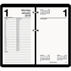 AT-A-GLANCE - 730 Sheet, 4-1/2 x 8", Calendar Refill - White - Makers Industrial Supply