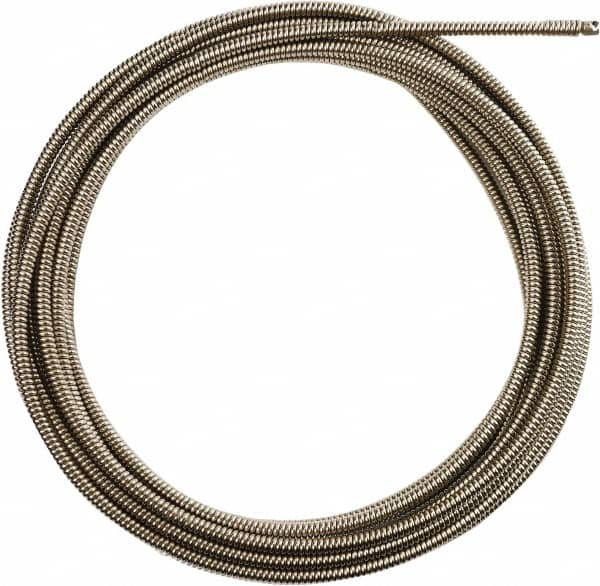 Milwaukee Tool - 1/2" x 50' Drain Cleaning Machine Cable - Inner Core, 1-1/4" to 2-1/2" Pipe, Use with Milwaukee Drain Cleaning Tools - Makers Industrial Supply