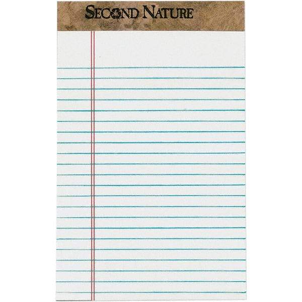 TOPS - 50 Sheet, 5 x 8", Jr. Legal (Style) Legal Pad - White - Makers Industrial Supply