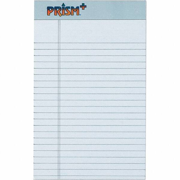 TOPS - 50 Sheet, 5 x 8", Narrow Legal Pad - Pastel Gray - Makers Industrial Supply