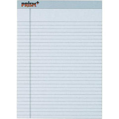 TOPS - 50 Sheet, 8-1/2 x 11-3/4", Legal/Wide (Style) Legal Pad - Pastel Gray - Makers Industrial Supply