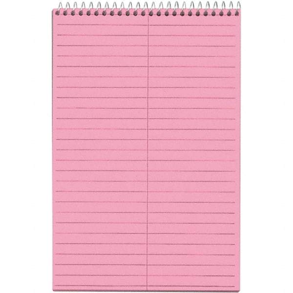 TOPS - 80 Sheet, 6 x 9", Gregg Steno Book - Pink - Makers Industrial Supply