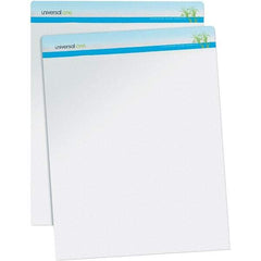 Universal One - 50 Sheet, 27 x 34", Easel Pad - White - Makers Industrial Supply