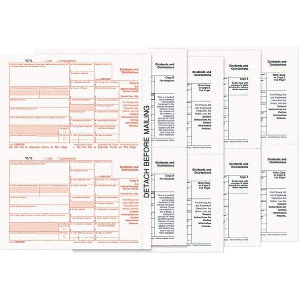 TOPS - 24 Sheet, 8-1/2 x 11", Form - White - Makers Industrial Supply