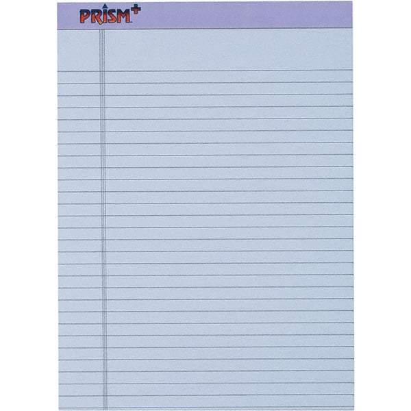 TOPS - 50 Sheet, 8-1/2 x 11-3/4", Legal/Wide (Style) Legal Pad - Pastel Orchid - Makers Industrial Supply