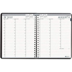 House of Doolittle - 112 Sheet, 8-1/2 x 11", Weekly Planner - Black - Makers Industrial Supply