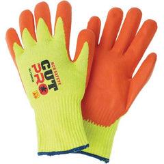 MCR Safety - Size M, ANSI Cut Lvl A6, Puncture Lvl 4, Abrasion Lvl 6, Nitrile Coated Synthetic Cut Resistant Gloves - Makers Industrial Supply