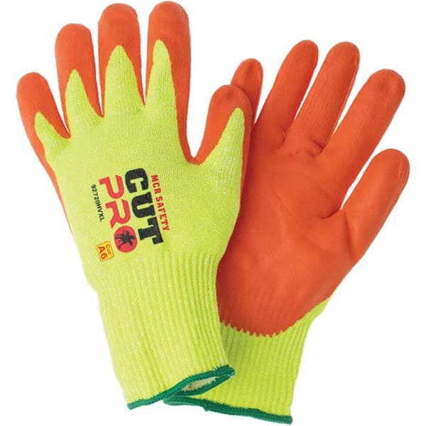 MCR Safety - Size XL, ANSI Cut Lvl A6, Puncture Lvl 4, Abrasion Lvl 6, Nitrile Coated Synthetic Cut Resistant Gloves - Makers Industrial Supply