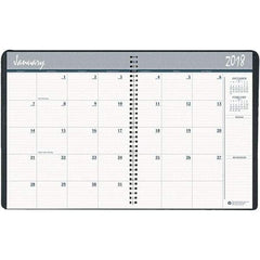 House of Doolittle - 32 Sheet, 6-7/8 x 8-3/4", Monthly Planner - Black - Makers Industrial Supply