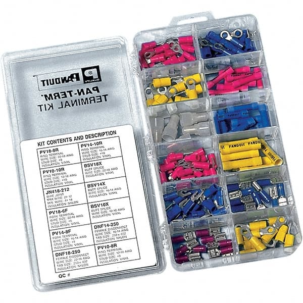 Panduit - 161 Piece, Terminal Kit - Makers Industrial Supply