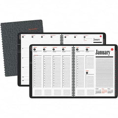 AT-A-GLANCE - 128 Sheet, 8-1/4 x 11", Weekly/Monthly Appointment Book - Black - Makers Industrial Supply
