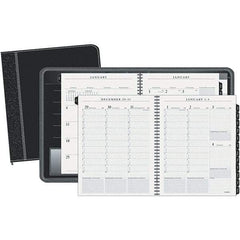 AT-A-GLANCE - 128 Sheet, 8-1/4 x 10-7/8", Weekly/Monthly Appointment Book - Black - Makers Industrial Supply