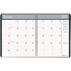 House of Doolittle - 24 Sheet, 8-1/2 x 11", Monthly Planner - Blue - Makers Industrial Supply