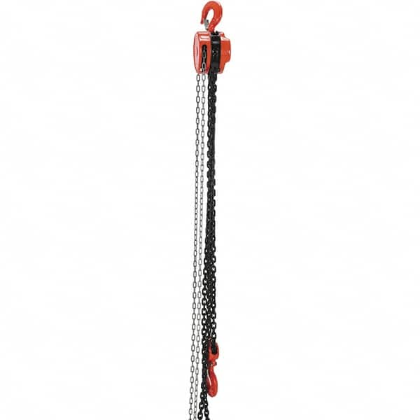 Vestil - 6,000 Lb Lifting Capacity, 20' Lift Height, Hand Hoist - Made from Chain - Makers Industrial Supply