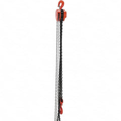 Vestil - 6,000 Lb Lifting Capacity, 20' Lift Height, Hand Hoist - Made from Chain - Makers Industrial Supply