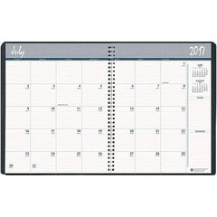 House of Doolittle - 32 Sheet, 8 1/2 x 11", Monthly Planner - Black - Makers Industrial Supply