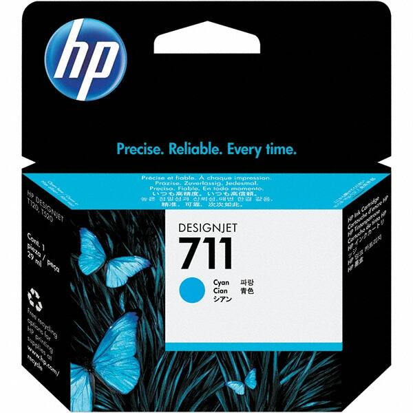 Hewlett-Packard - Cyan Ink Cartridge - Use with HP Designjet T520 ePrinter - Makers Industrial Supply