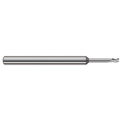 Harvey Tool - Square End Mills; Mill Diameter (Decimal Inch): 0.0500 ; Length of Cut (mm): 1.9000 ; Length of Cut (Decimal Inch): 0.0750 ; Material: Solid Carbide ; Finish/Coating: Uncoated ; Shank Diameter (Inch): 1/8 - Exact Industrial Supply