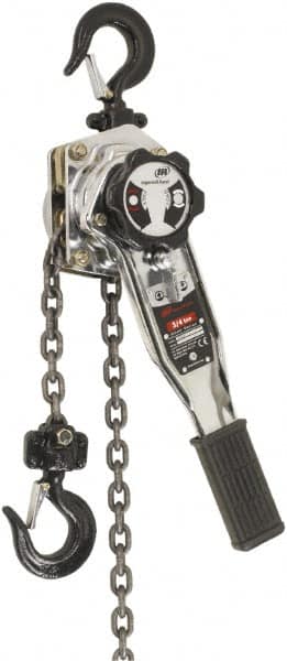 Ingersoll-Rand - 3,300 Lb Lifting Capacity, 15' Lift Height, Lever Hoist - Made from Chain, 53 Lb Avg Pull to Lift Rated Load, 1 Chain - Makers Industrial Supply