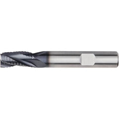 Kennametal - 12mm Diam, 22mm LOC, 3 Flute Solid Carbide 45° Corner Chamfer Roughing End Mill - 83mm OAL, 12mm Shank Diam, Single End, Centercutting, 30° Helix - Makers Industrial Supply