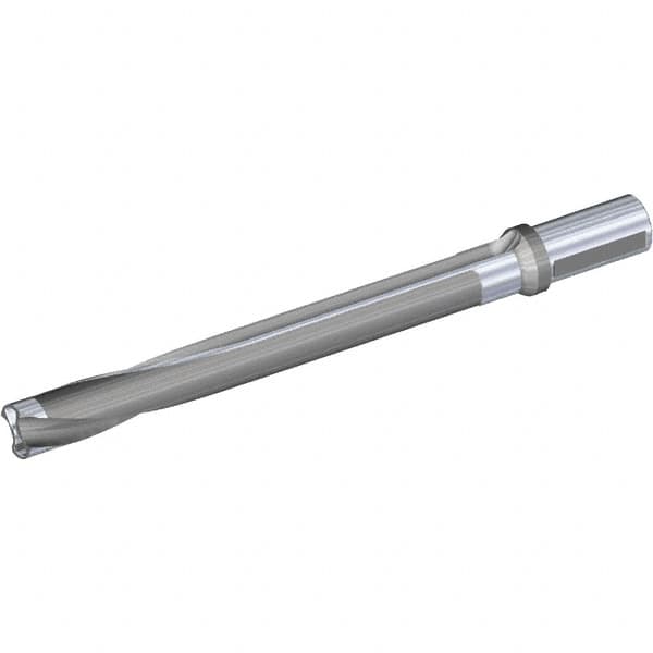 Kennametal - Series KSEM Plus, Head Connection FDS28, 8xD, 1-1/2" Shank Diam, Drill Body - SSF Toolholder, 26.49mm Nose Diam, 378.26mm OAL, 283.01mm Drill Body Length, 226.01mm Flute Length, Weldon Flat Shank, Through Coolant - Makers Industrial Supply