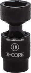 GearWrench - 3/8" Drive 15mm Standard Universal Impact Socket - 6 Points, 2-13/66" OAL - Makers Industrial Supply