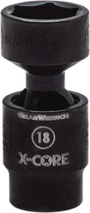 GearWrench - 3/8" Drive 19mm Standard Universal Impact Socket - 6 Points, 2-13/66" OAL - Makers Industrial Supply