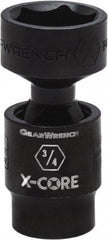 GearWrench - 3/8" Drive 5/8" Standard Universal Impact Socket - 6 Points, 2-13/66" OAL - Makers Industrial Supply