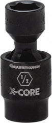 GearWrench - 3/8" Drive 1/2" Standard Universal Impact Socket - 6 Points, 2-2/11" OAL - Makers Industrial Supply