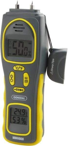 General - 32 to 140°F Operating Temp, Moisture Meter - Accurate to ±3% - Makers Industrial Supply