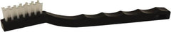 O-Cedar - 1/2" Bristle Length, Nylon Cleaning & Finishing Brush - 1" Wide Head, 7" OAL, Black, Plastic Block - Makers Industrial Supply